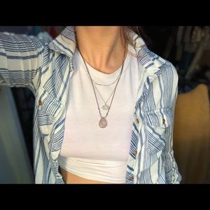 Striped soft button down